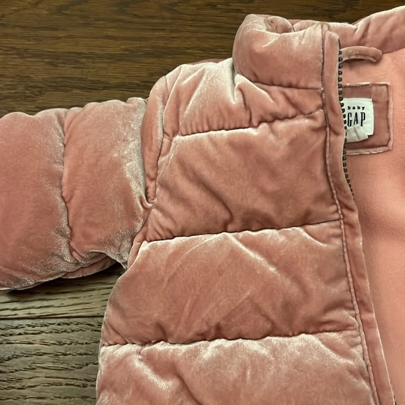 Baby Gap Velvet Puffer Coat - Picture 5 of 5